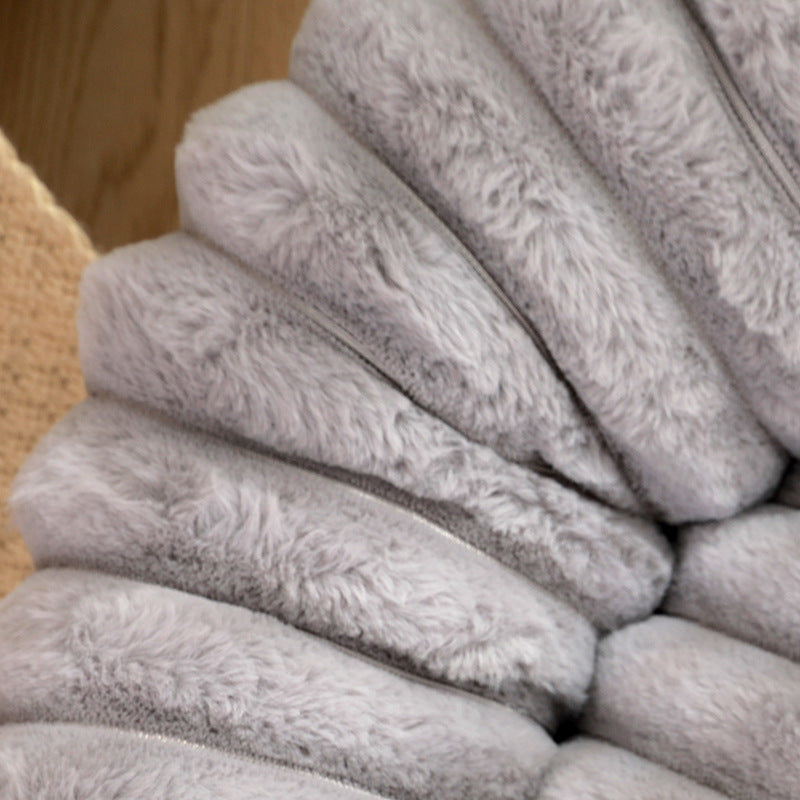 Mjuk och fluffig hundsäng